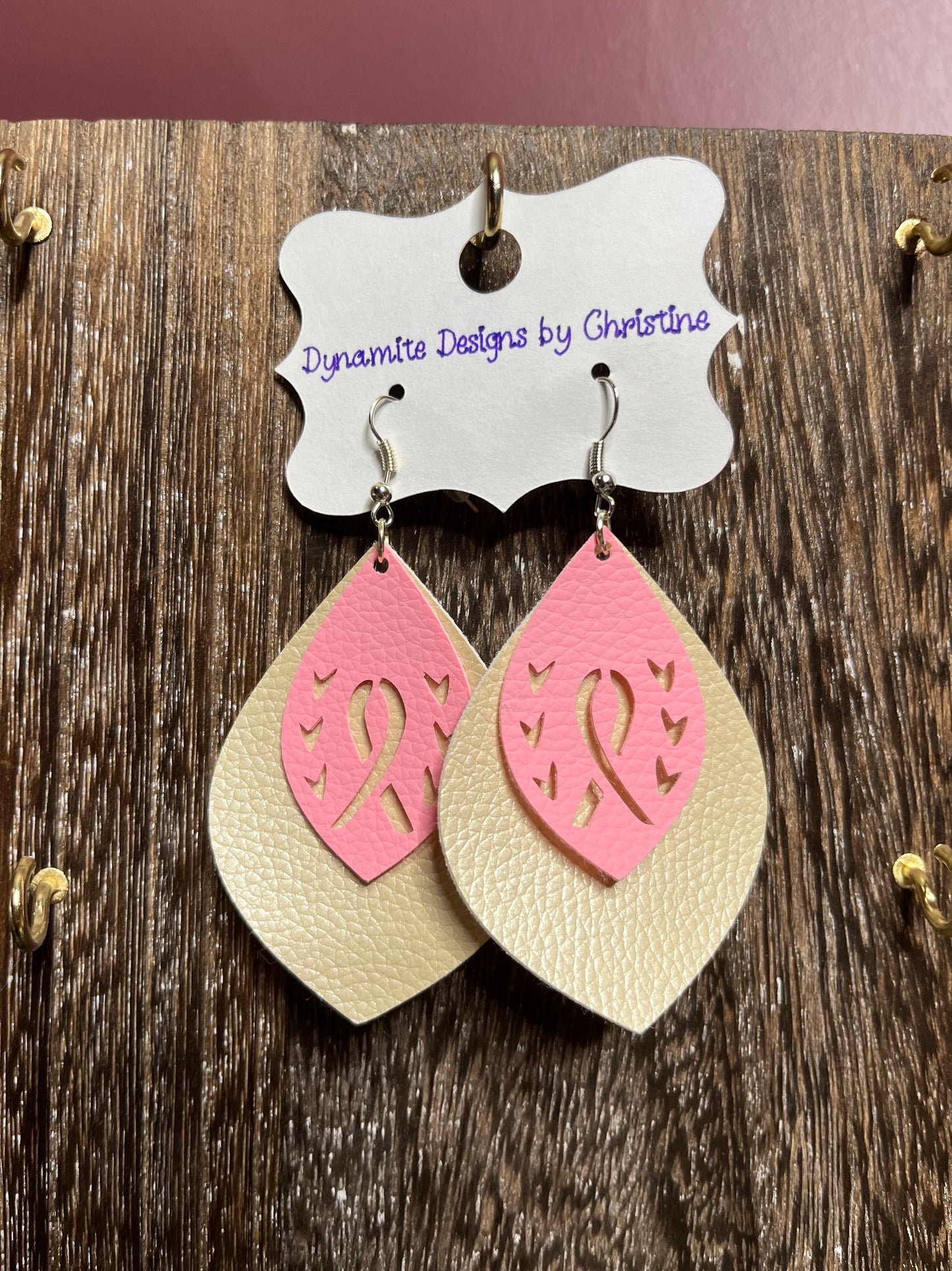 Breast Cancer Earrings