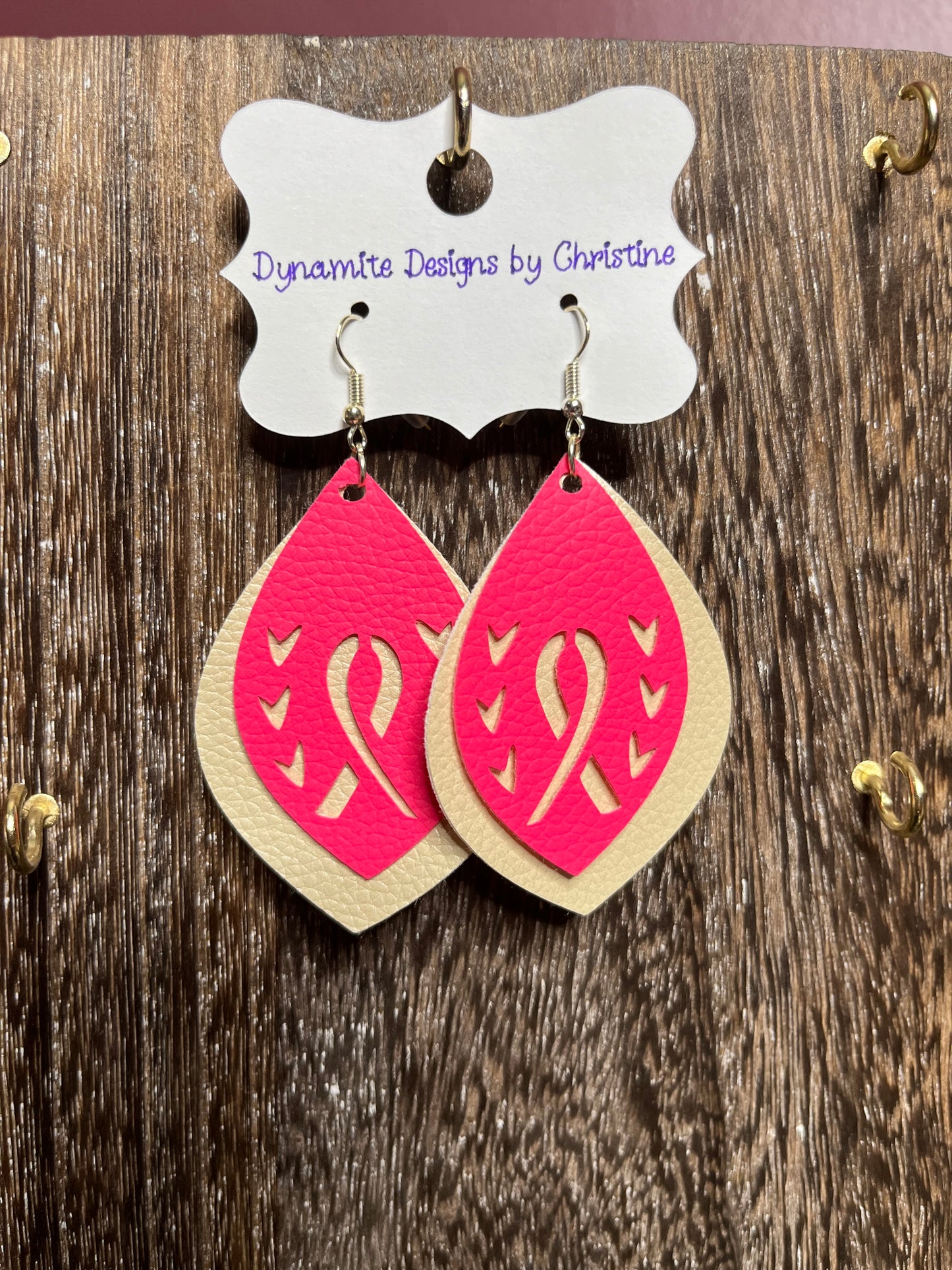 Breast Cancer Earrings