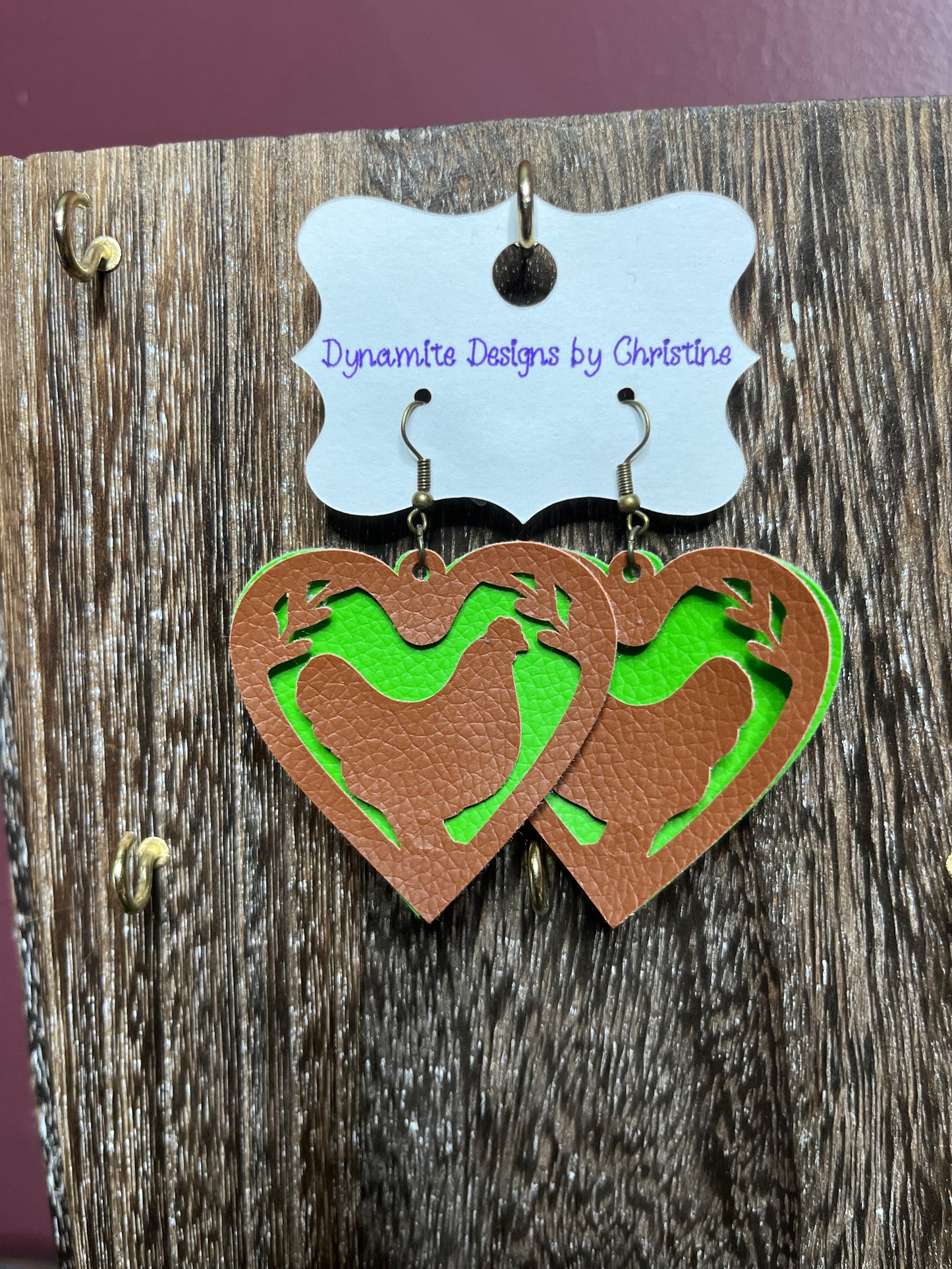 Chicken Earrings