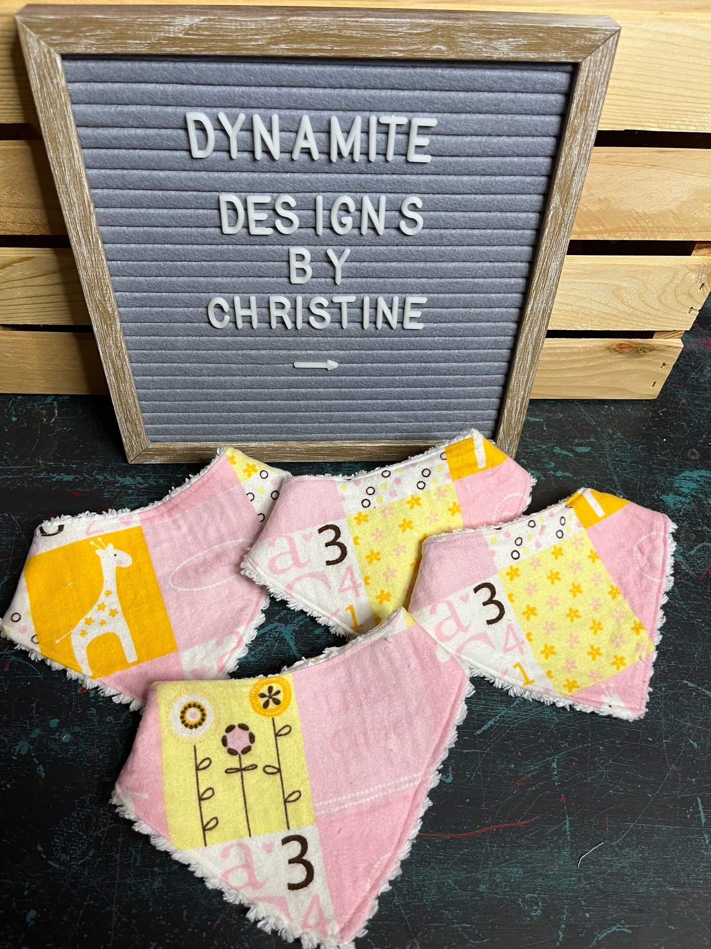 Newborn-3month Bandanna Bib