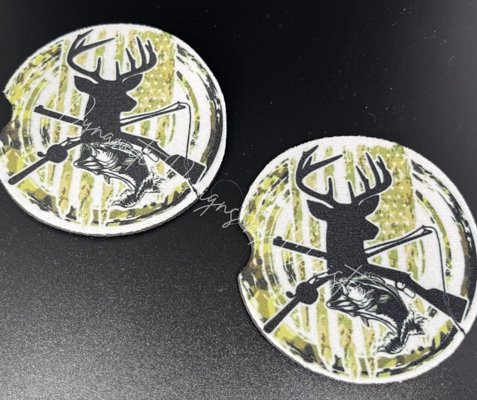 Hunting - Car Coasters