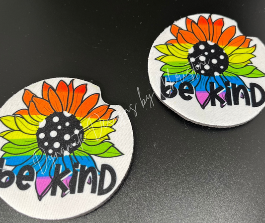 Be Kind - Car Coasters